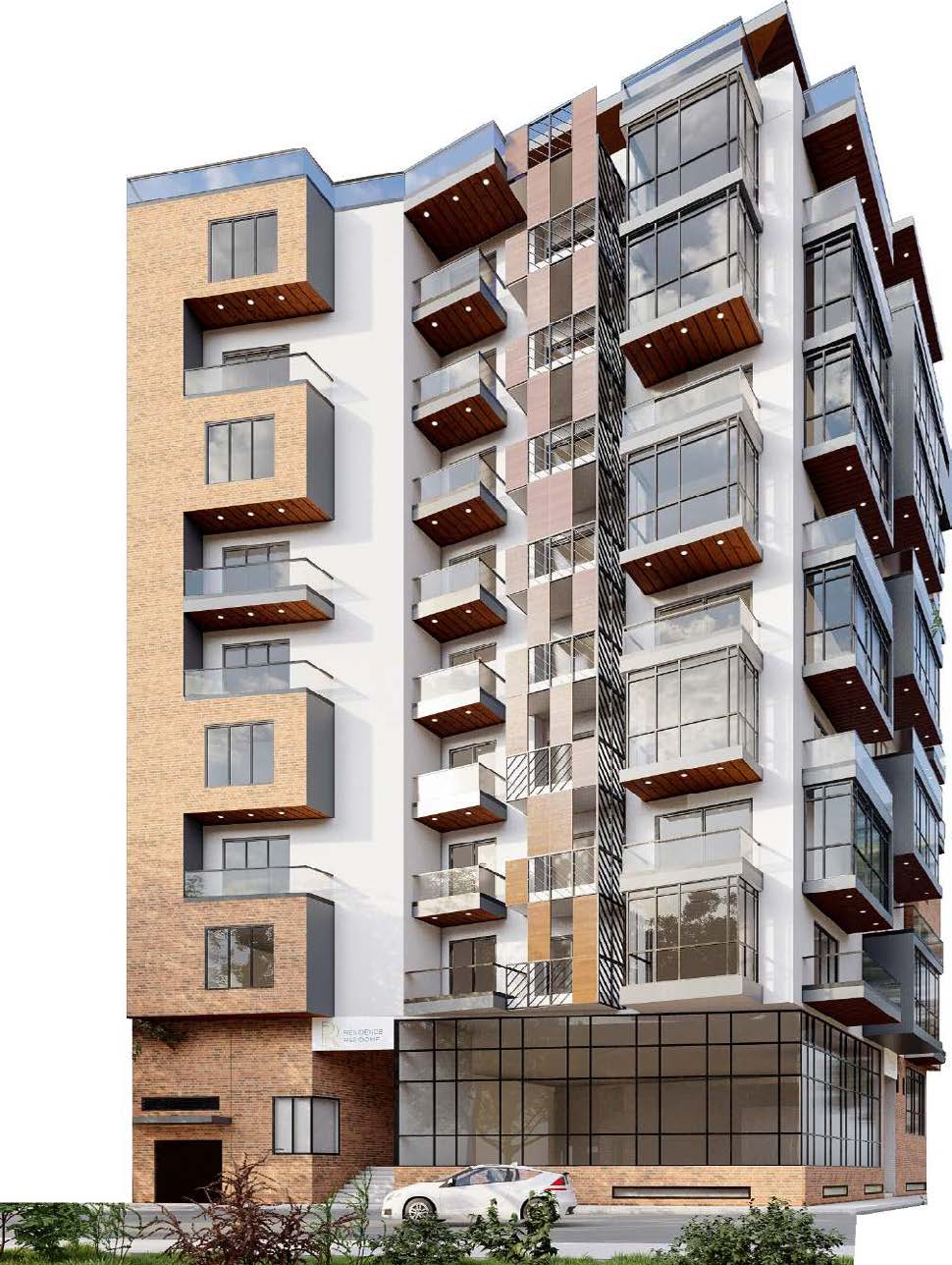 Façades de la Résidence Residome