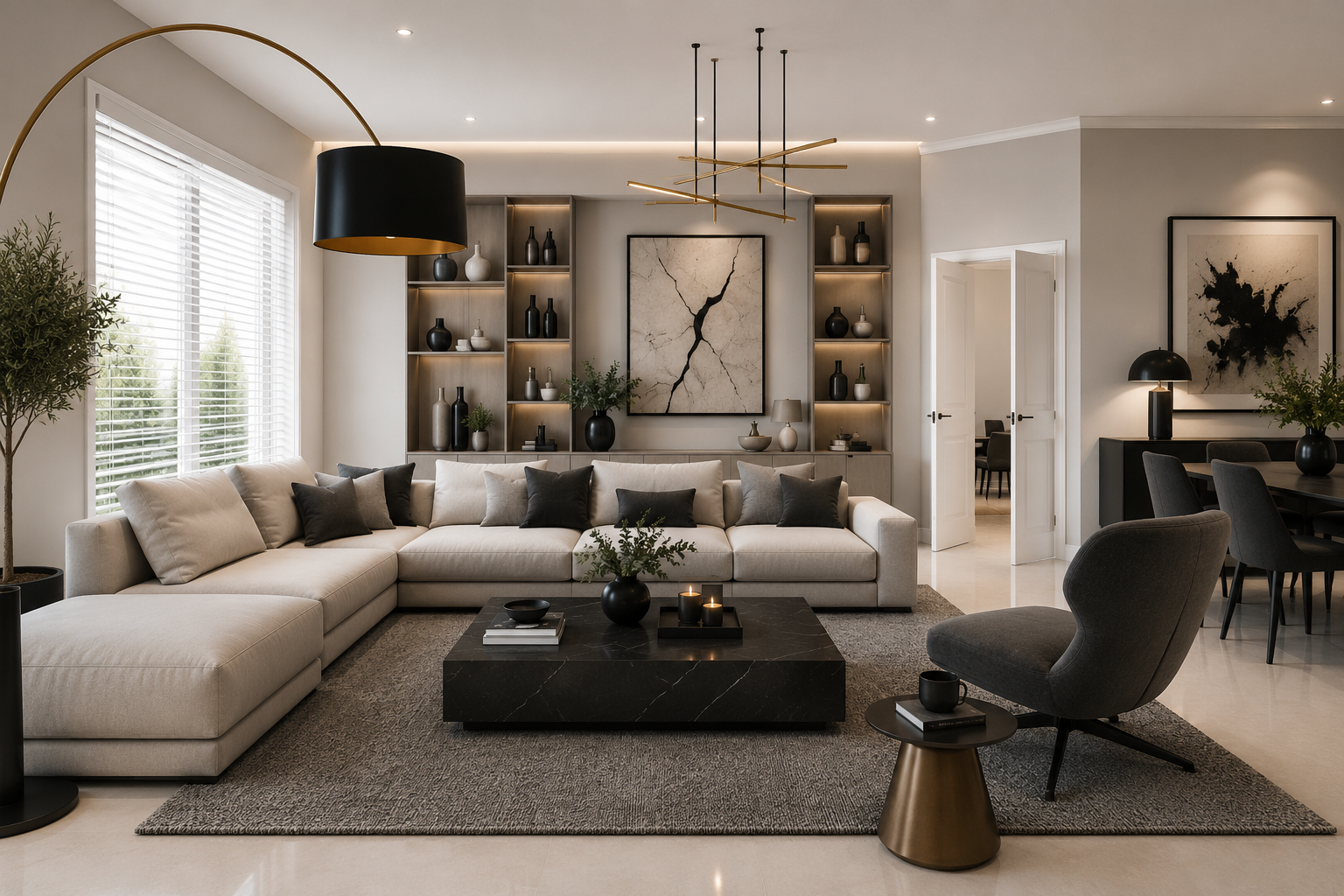 Intérieur villa Plasma Immo